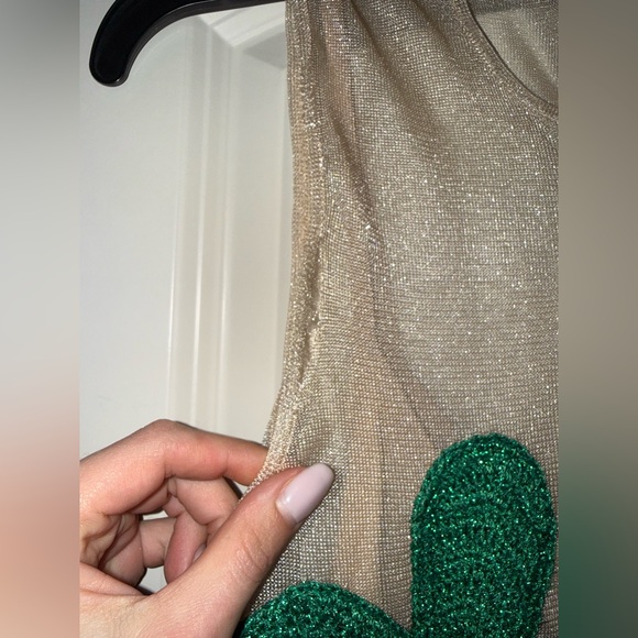 Anthropologie x Simon Miller Hibiscus Crochet Midi Dress Green Sz small - Picture 6 of 11